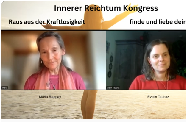 Kongressbanner Herzmatrix-Liebesfeld mit Maria Rappay