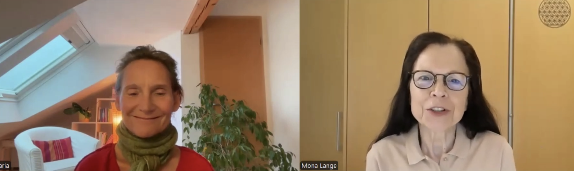 Kongressbanner Herzmatrix-Liebesfeld mit Maria Rappay