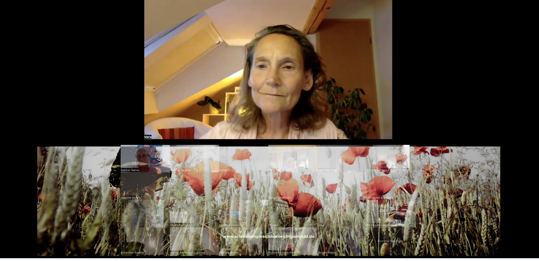 Kongressbanner Herzmatrix-Liebesfeld mit Maria Rappay