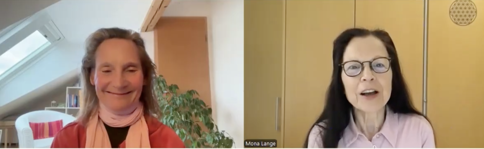 Hingabe_Mona Kongressbanner Herzmatrix-Liebesfeld mit Maria Rappay